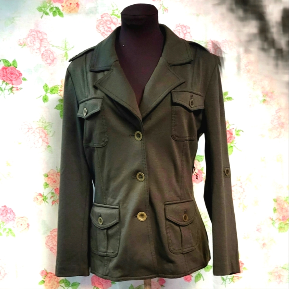 Fashion bug military style jacket